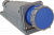 Розетка стационарная ССИ-133 63А-6ч/200-250В 2Р+РЕ IP67 MAGNUM ИЭК